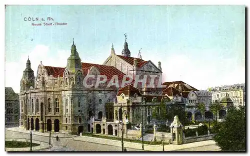 Ansichtskarte AK Coln a Rh Neues Stadt Theater