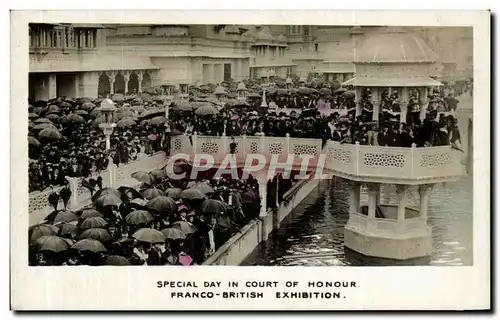 Cartes postales Special Day In Court Of Honour Franco British Exhibition