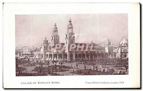 Cartes postales Palace Of Womans Work Franco British Exhibition London 1908