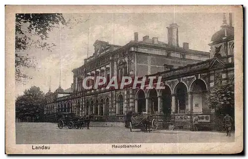 Cartes postales Landau Hauptbahnhof