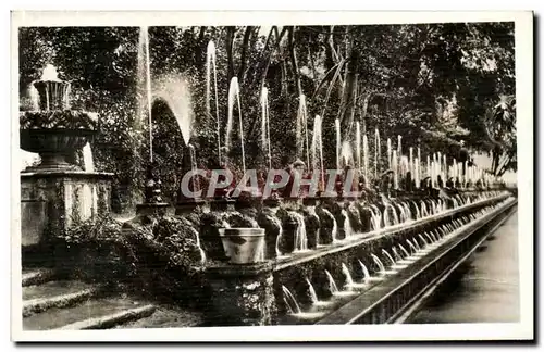 Cartes postales Tivoli Villa D este Viale delle Cente Fontane