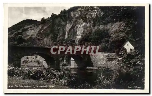 Cartes postales Bad Kreuenach Salinenbrucke