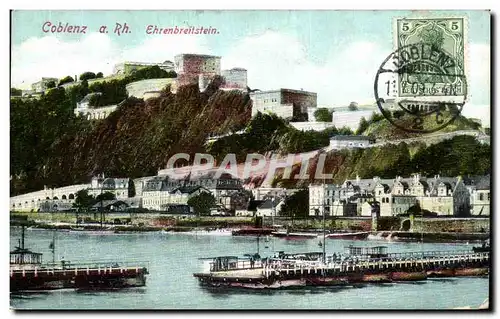 Cartes postales Coblenz A Rh Ehrenbreitstein