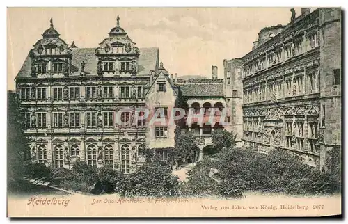 Cartes postales Heidelberg Der ottoHeinrichs Frierichsbau