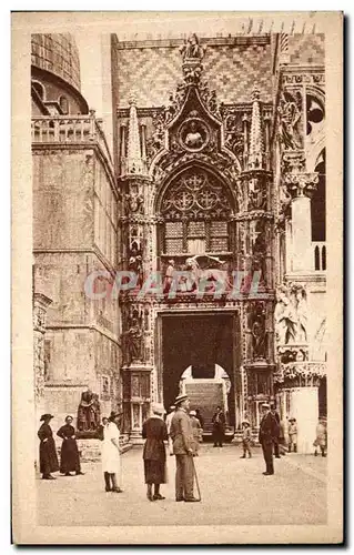 Ansichtskarte AK Venezia Palazzo Ducale Porta della Carta