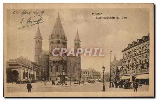 Cartes postales Mainz Liebfrauenplatz mit Dom