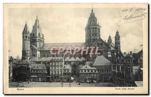 Cartes postales Mainz Dom Vom Markt