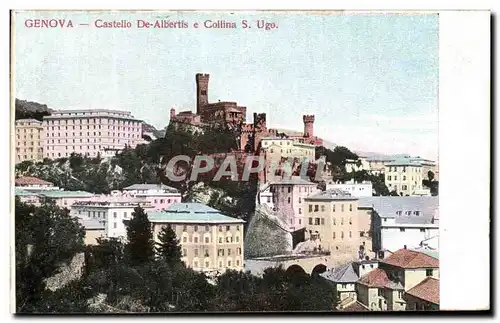 Cartes postales Genova Castello De Albertis e Collina S Ugo