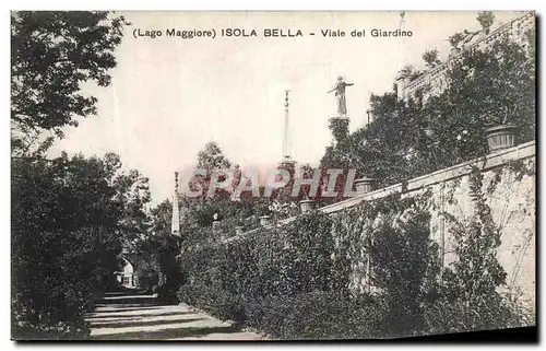 Cartes postales Lago Maggiore Isola Bella Viale del Giardino