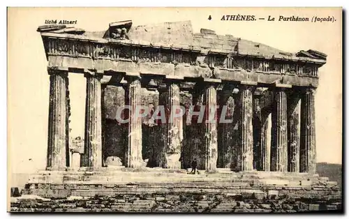 Cartes postales Athenes Le Parthenon