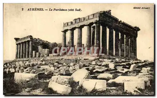 Cartes postales Athenes Le Parthenon