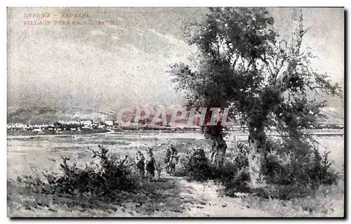 Cartes postales Village Perama Corfou