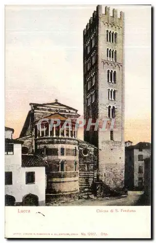 Ansichtskarte AK Lucca chiesa di S Frediano