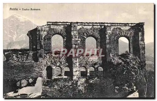 Ansichtskarte AK Aosta Teatro Romano