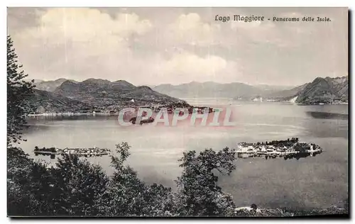 Cartes postales Lago Maggiore Panorama delle Isola