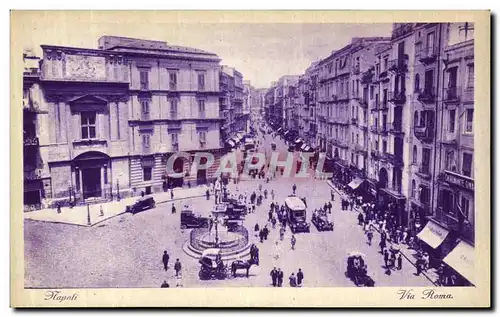 Cartes postales Napoli Via Roma