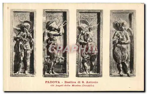 Cartes postales Padova Basilica di Antonio Gli angeli della Musica Donatello