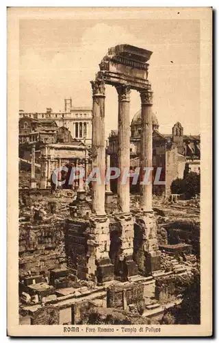 Cartes postales Roma Forta Romina Tempo di Poluce