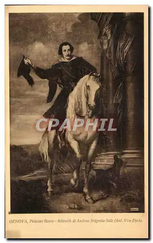 Cartes postales Genova Palazza Rosso Ritrato di Andrea Brignole Sale Van Dyck