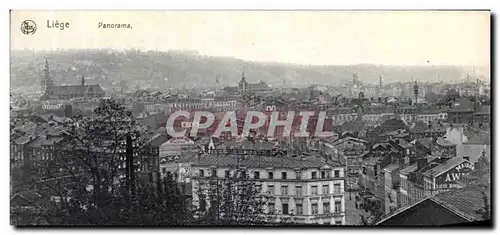 Cartes postales Liege Panorama