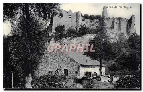 Cartes postales Ruines de Montaigle