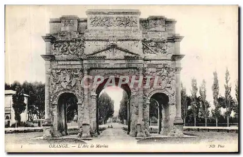 Cartes postales Orange L Arc de Marius