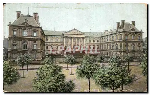 Cartes postales Amiens Le palais de Justice