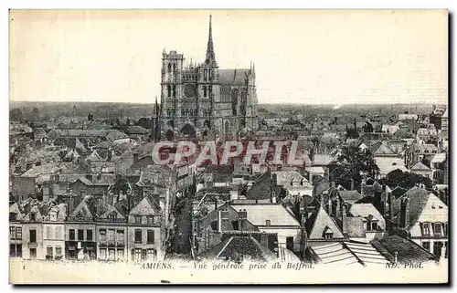 Cartes postales Amiens Vue Generale Prise du Beffroi