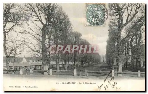 Cartes postales St Maixent Les Allees Vertes