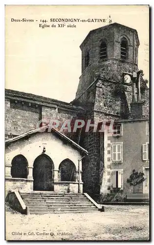 Cartes postales Deux Sevres Secondigny en Gatine Eglise du XII Siecle