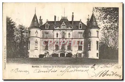 Cartes postales Sarthe Chateau de la Perrigne pres Savigne l Eveque