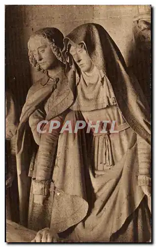 Cartes postales Les Saints De Solesmes Notre Dame et Saint Jean au tombeau du Christ