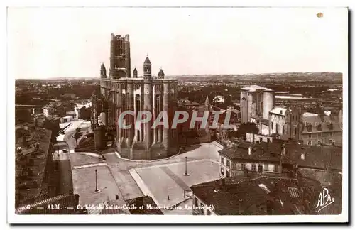 Cartes postales Cathedrale Sainte cecile et Musee Ancien archeveche Albi