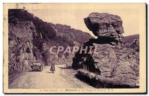 Cartes postales Le Tarn Illustre Mazamet Les gorges du Panquet