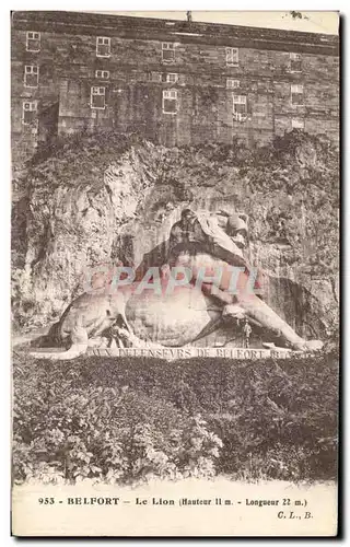 Cartes postales Lion Belfort