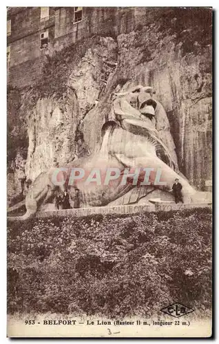 Cartes postales Belfort Le Lion