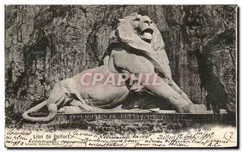 Cartes postales Lion De Belfort