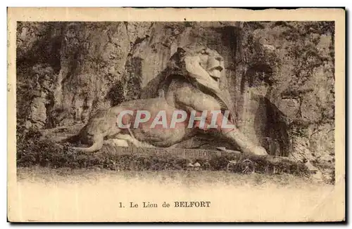 Cartes postales Le Lion De Belfort