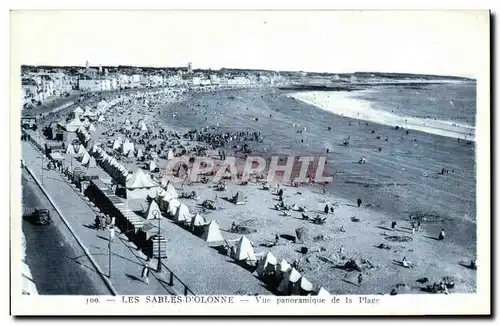 Cartes postales Les Sables D olonne Vue Panoramique de la plage