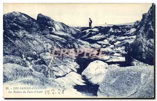 Cartes postales Les Sables D olonne Les Rocbers du Puits d enfer