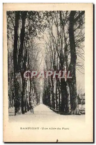 Cartes postales Sampigny Une Allee du Parc