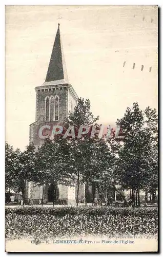 Ansichtskarte AK Lembeye Place De L eglise