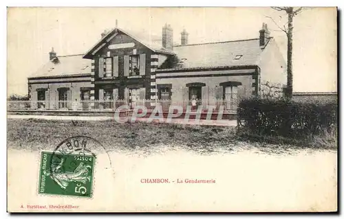 Cartes postales Chambon La Gendarmerie
