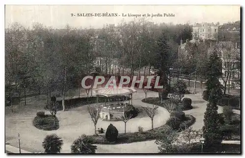 Ansichtskarte AK Salies De Bearn Le kiosque et le jardin public