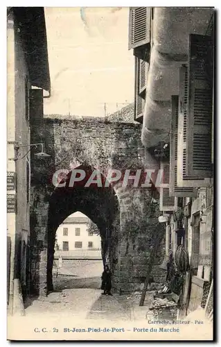 Cartes postales Saint Jean Pied De Port Porte du Marche