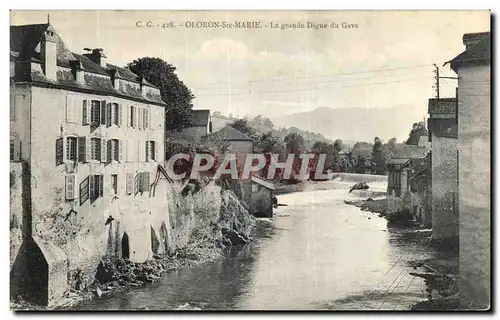 Cartes postales Oloron Ste Marie La Grande Digue Du Gave