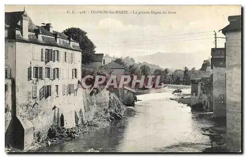 Cartes postales Oloron Ste Marie La Grande Digue du Gave