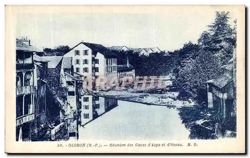 Cartes postales Oloron Reunion des Gaves d Aspe et d Ossau