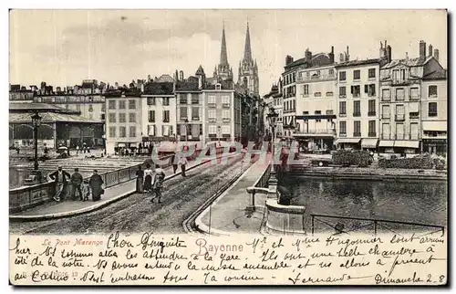 Cartes postales Bayonne Le Pont Marengo