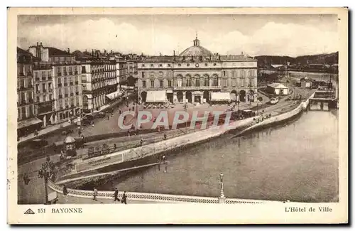 Ansichtskarte AK Bayonne L Hotel de Ville